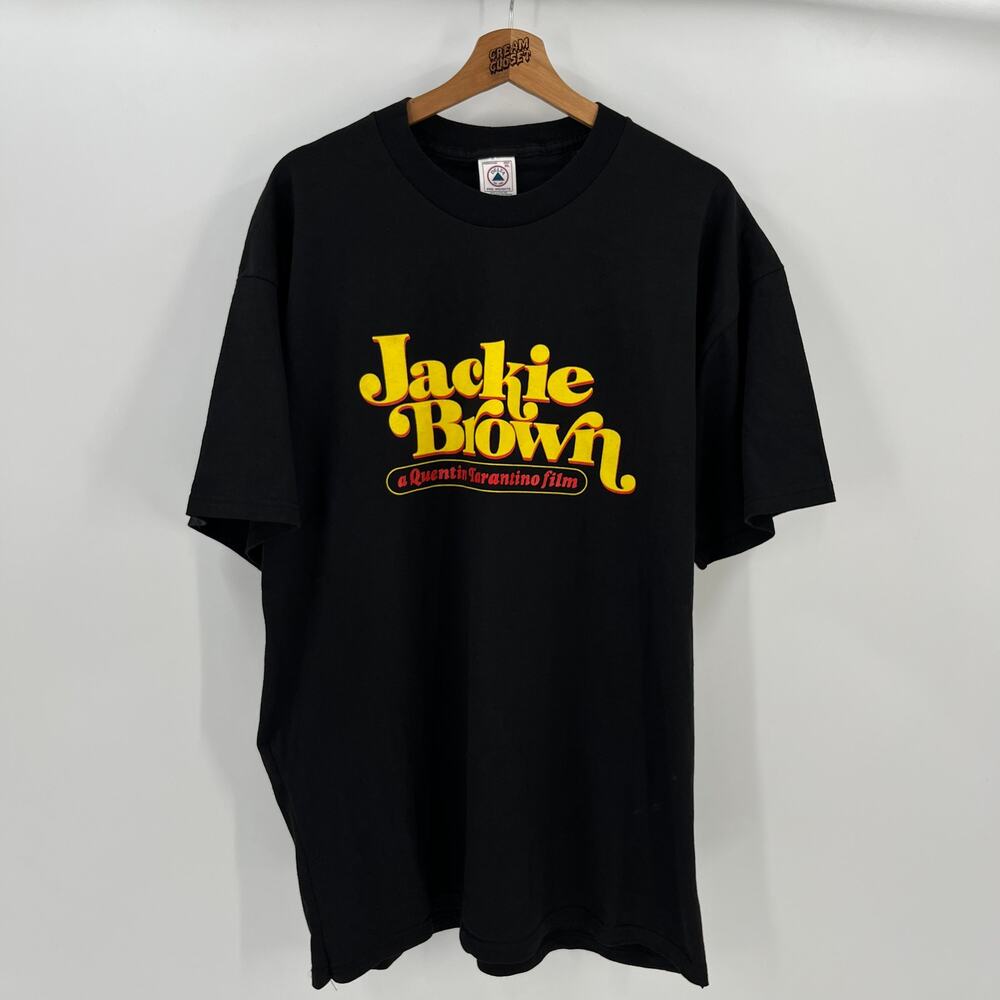 Vintage 90's A Quentin Tarantino Film Jackie Brown Movie Promo Tee in Black XL